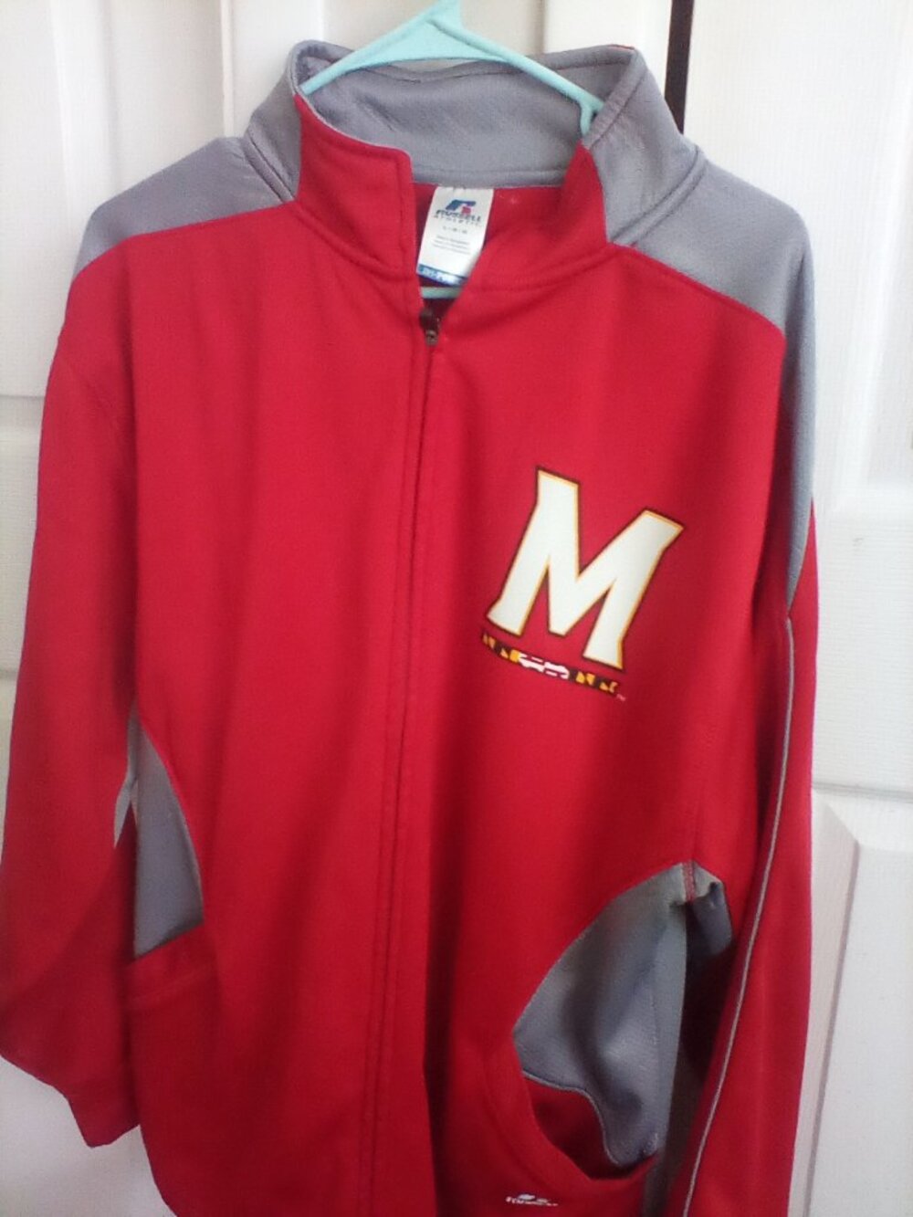Mens Russell Athletic Maryland Terps Full zip jacket